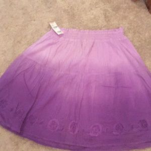 Purple ombré skirt